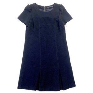 Zara Woman Black Short‎ Sleeve Shift Dress Size XS